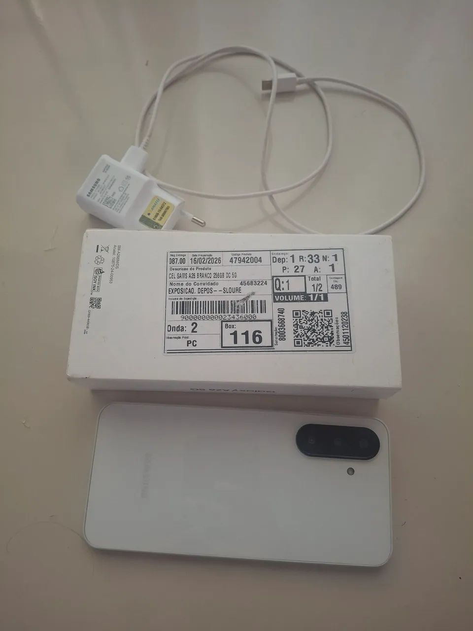 Galaxy A26 Branco 256gb/4gb - Foto 2