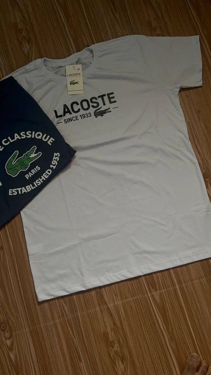 Camiseta Lacoste malha 30.1  - Foto 3