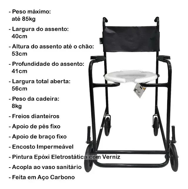Cadeira De Banho Prolife Pl 201 - Foto 2