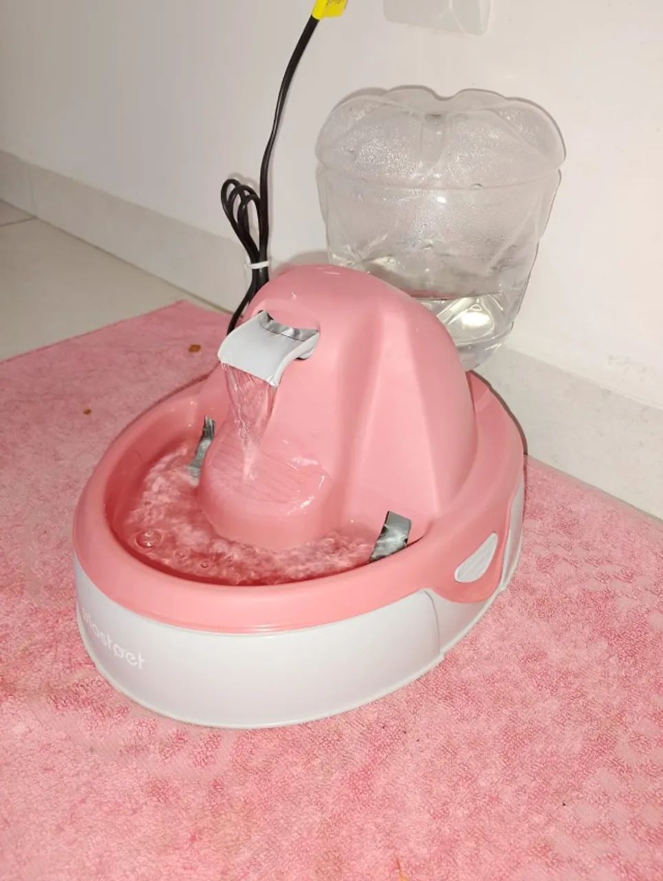 Fonte de agua para pets, um mês de uso