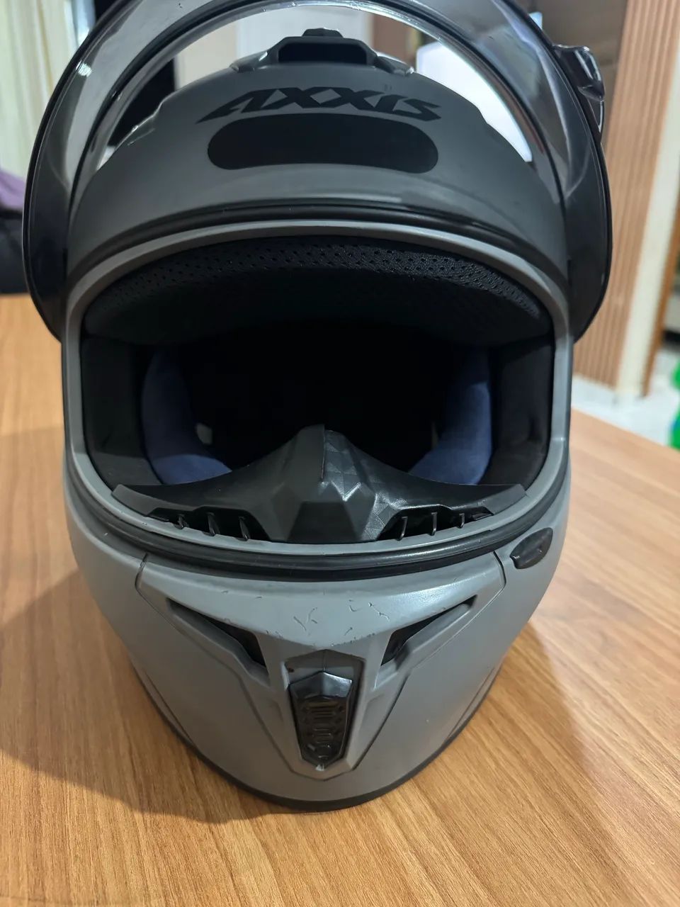 Vendo Capacete Axxis Cinza n58 - Foto 2