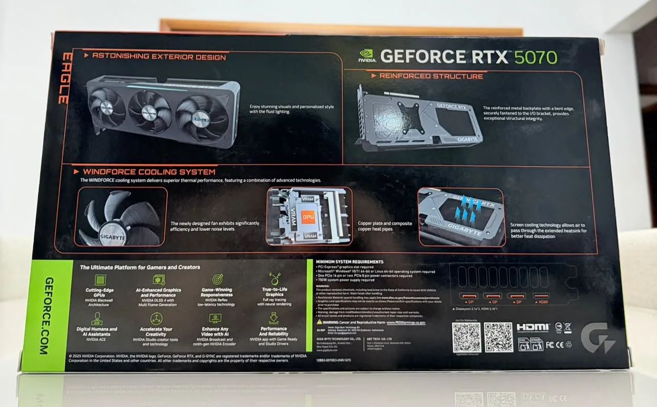 Placa de vídeo GeForce RTX 5070 EAGLE OC  - Foto 4
