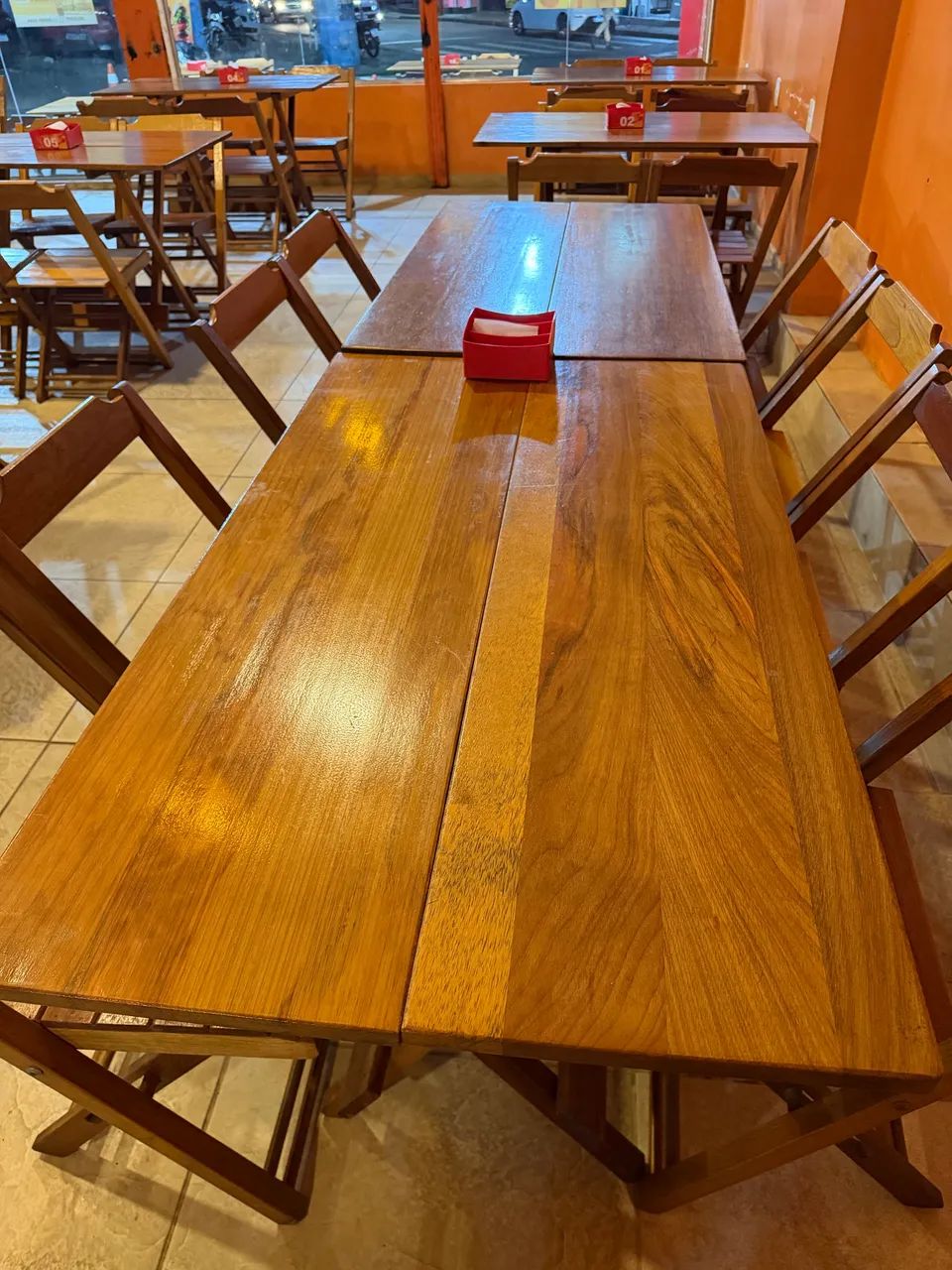Mesa de madeira semi nova meu Watsap *  *  - Foto 4