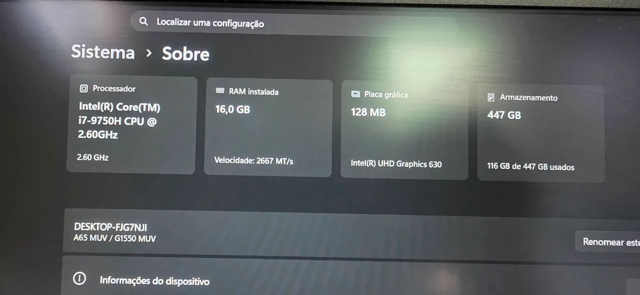 Notebook avel A65 MUV/G1550 MUV - Foto 2