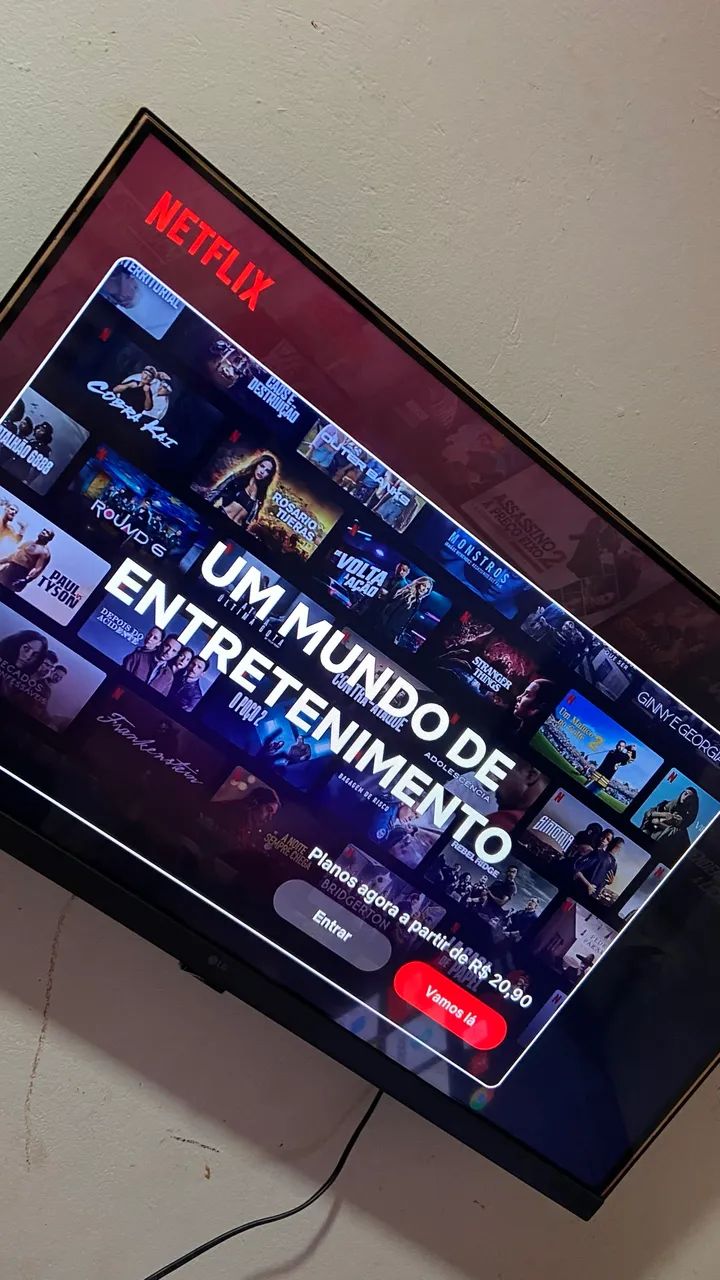 Tv Smart LG 32 Polegadas, Wifi Youtube Netflix, Processador rápido