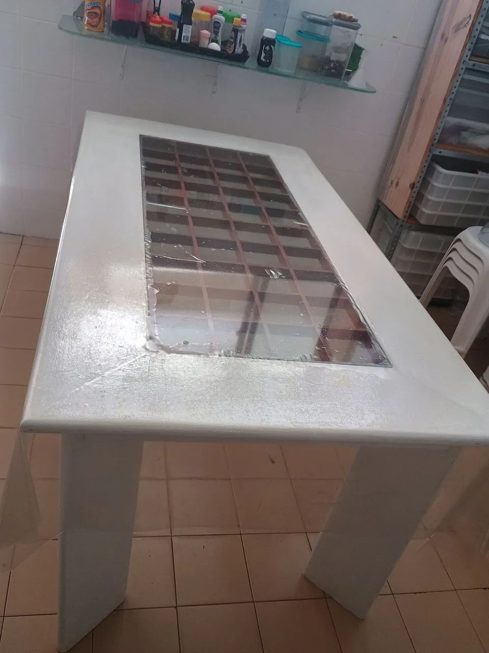 Mesa de madeira maciça - Foto 2