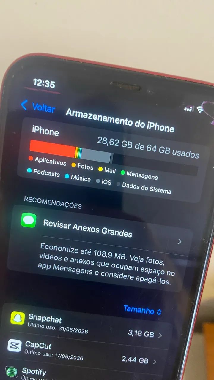 IPHONE XR 64gb VERMELHO - Foto 4