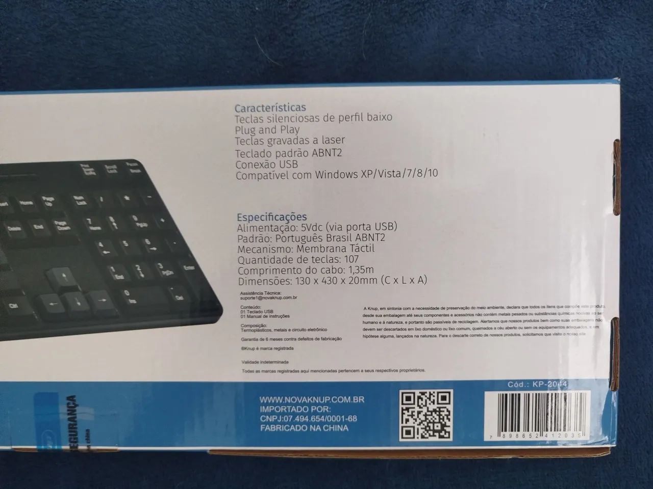 Teclado USB Knup ABNT2 - Silencioso, Prático e Ideal para PC e Notebook ? - Foto 2