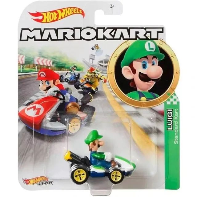 Hot Wheels Mario Kart Luigi Standard Kart - Foto 2