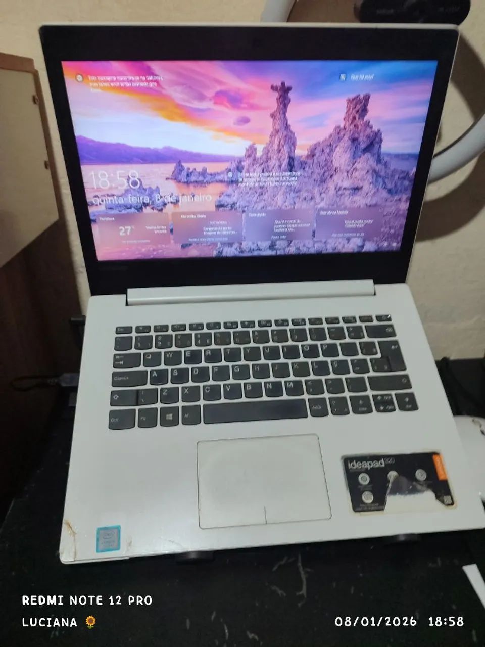 Notebook Lenovo i5 7th SSD 