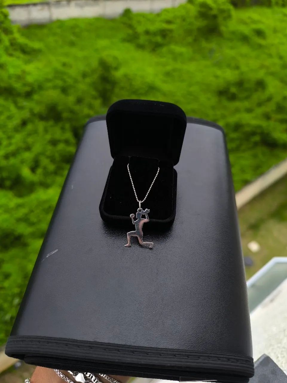 Corrente de prata com pingente de atleta, Garantia eterna - Foto 2