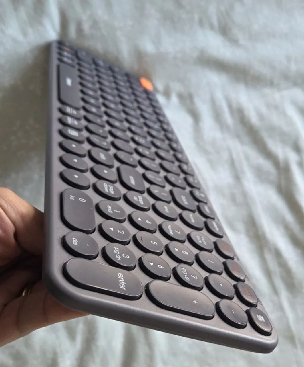 Teclado Baseus K01 Sem Fio Tri-Mode (Bluetooth) - Mini e Compacto - Foto 3