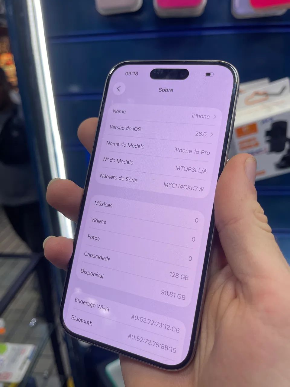 iPhone 15 pro - 128gb 82% acompanha caixa  - Foto 4