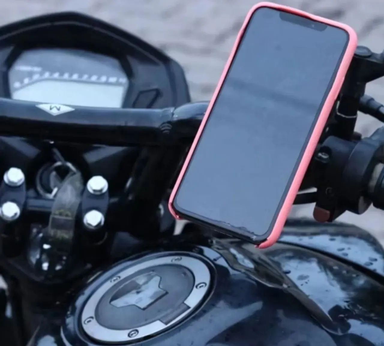SUPORTE CELULAR MAGNÉTICO PARA MOTO  - Foto 4