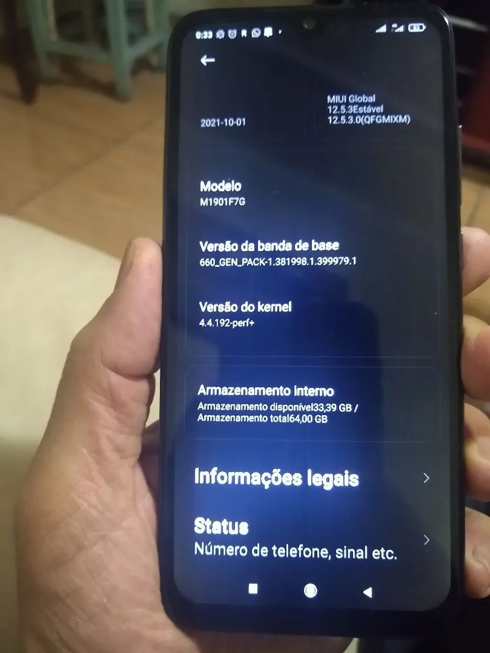REDMI NOTE 7 - Tela Intacta Sem Trincas - Bateria 4000 Milhamperes - Pegar e Usar. - Foto 4