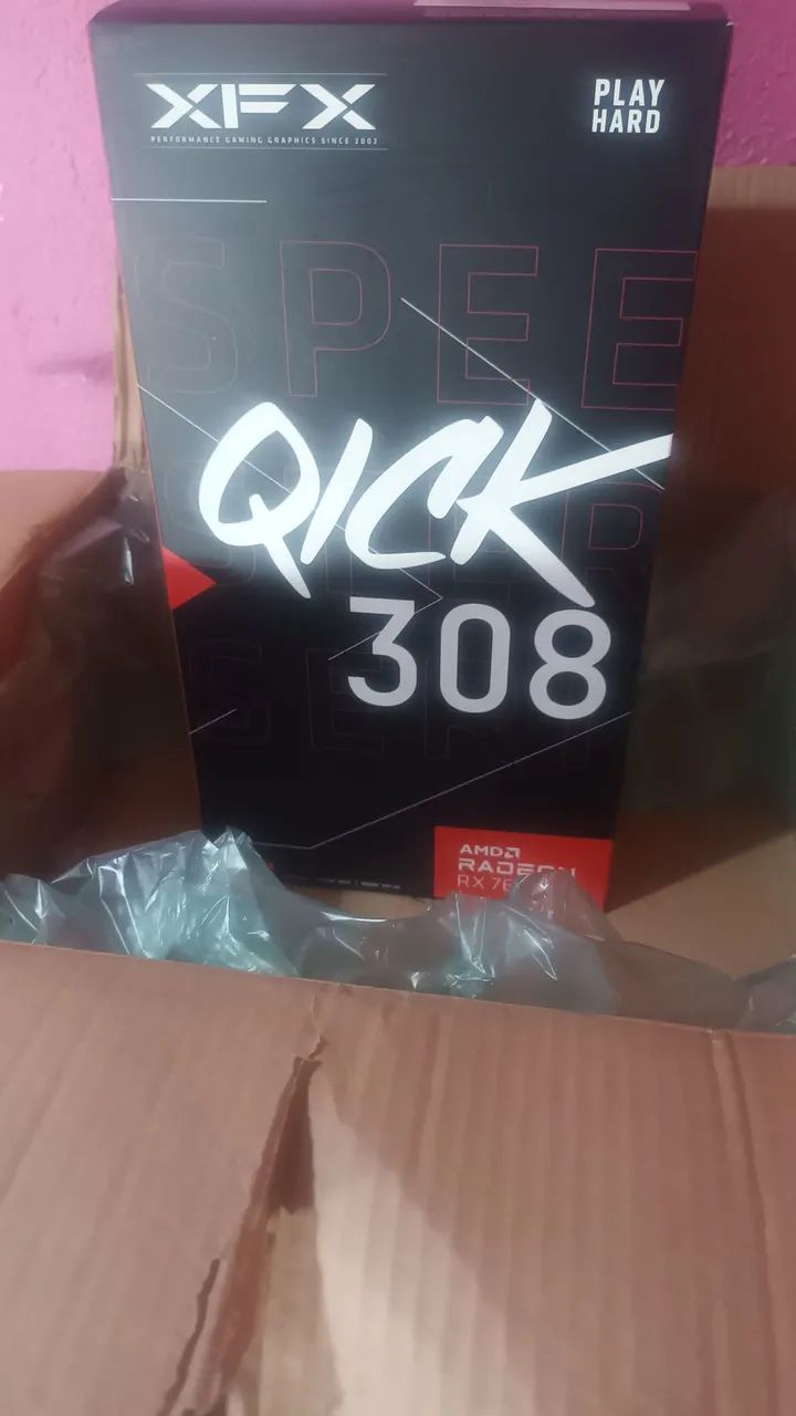 placa de video RX 7600 XFX AMD RADEON - Foto 2