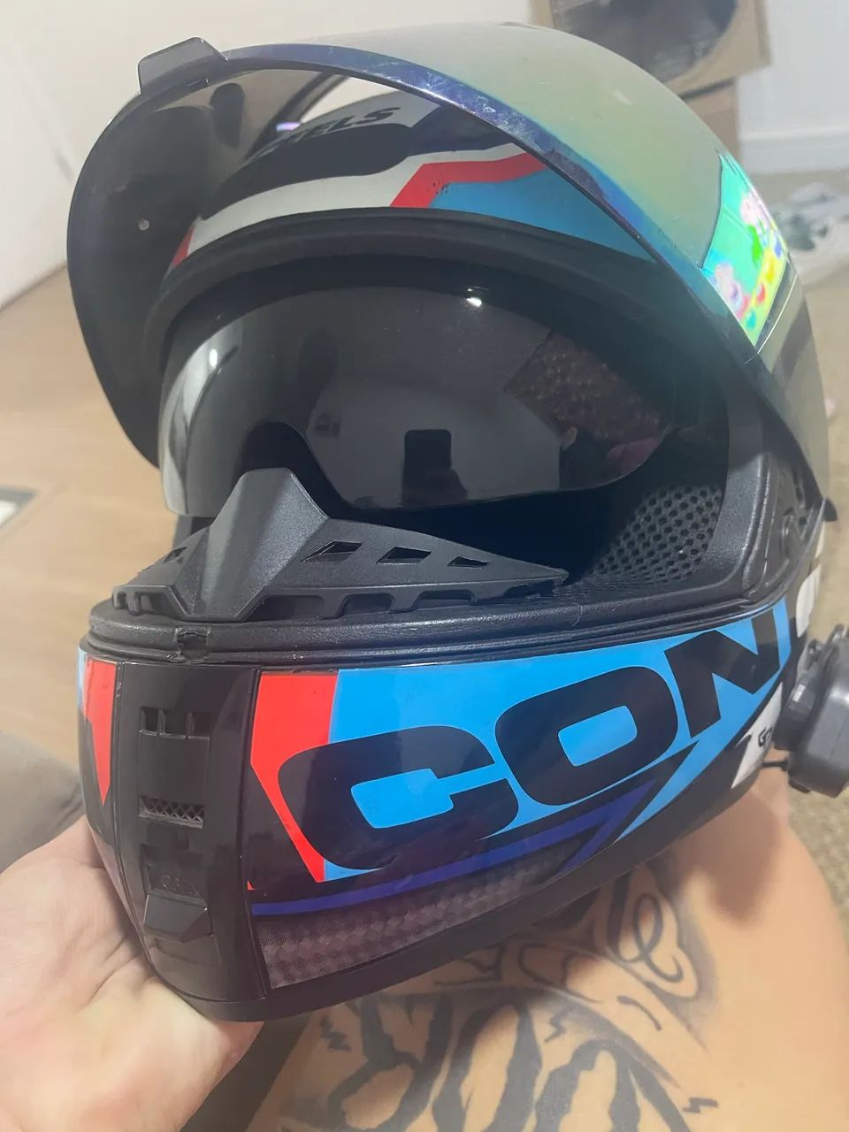 CAPACETE PEELS COM INTERCOMUNICADOR 