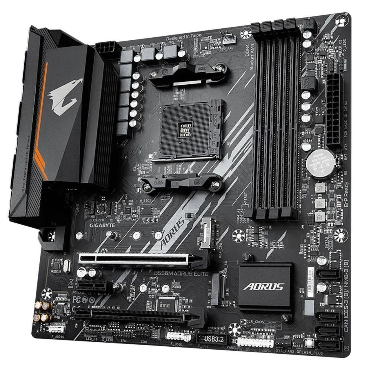 Placa-Mãe Gigabyte B550M Aorus Elite Rev. 1.3 - Foto 4