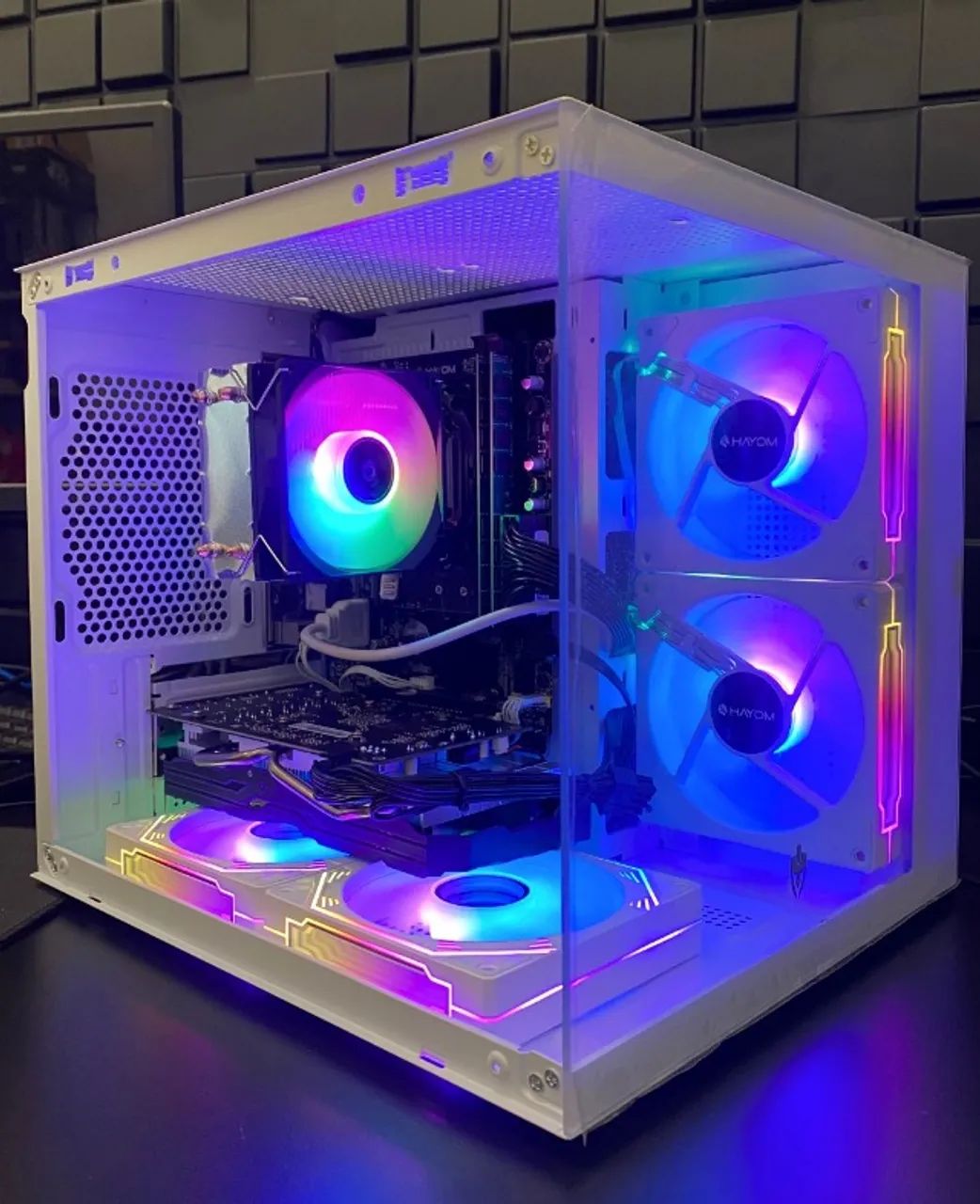 Pc Gamer RYZEN 7 2700 16gb Ram RX 580 8GB SSD 480GB NOVO - Loja física