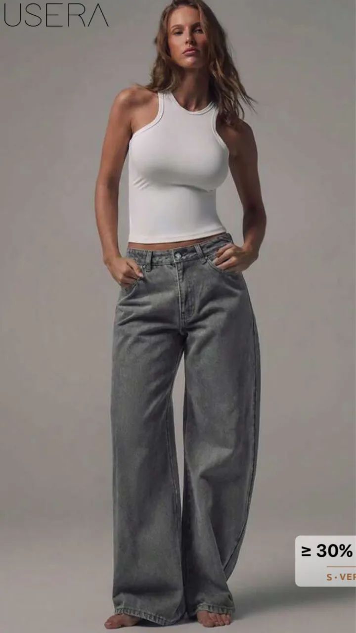 Calça Larga Feminina 