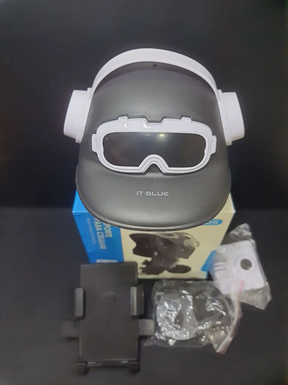 Suporte para celular moto capacete - Foto 2