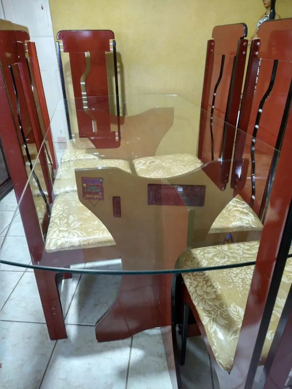 Conjunto de Sala de Jantar Completo + Buffet com Espelho | R$ 1.000 - Foto 3