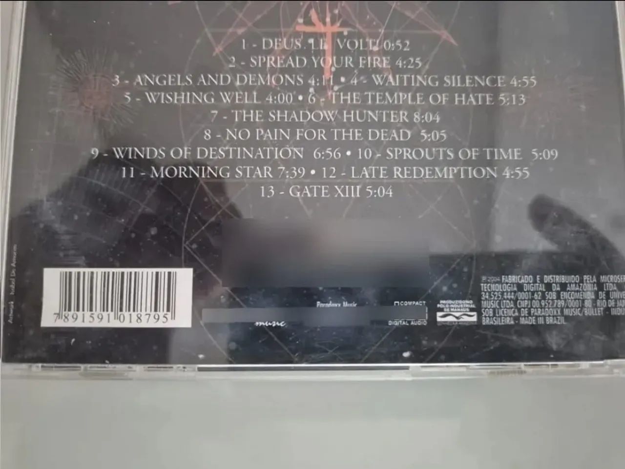 CD Angra - Temple of Shadows - Foto 3