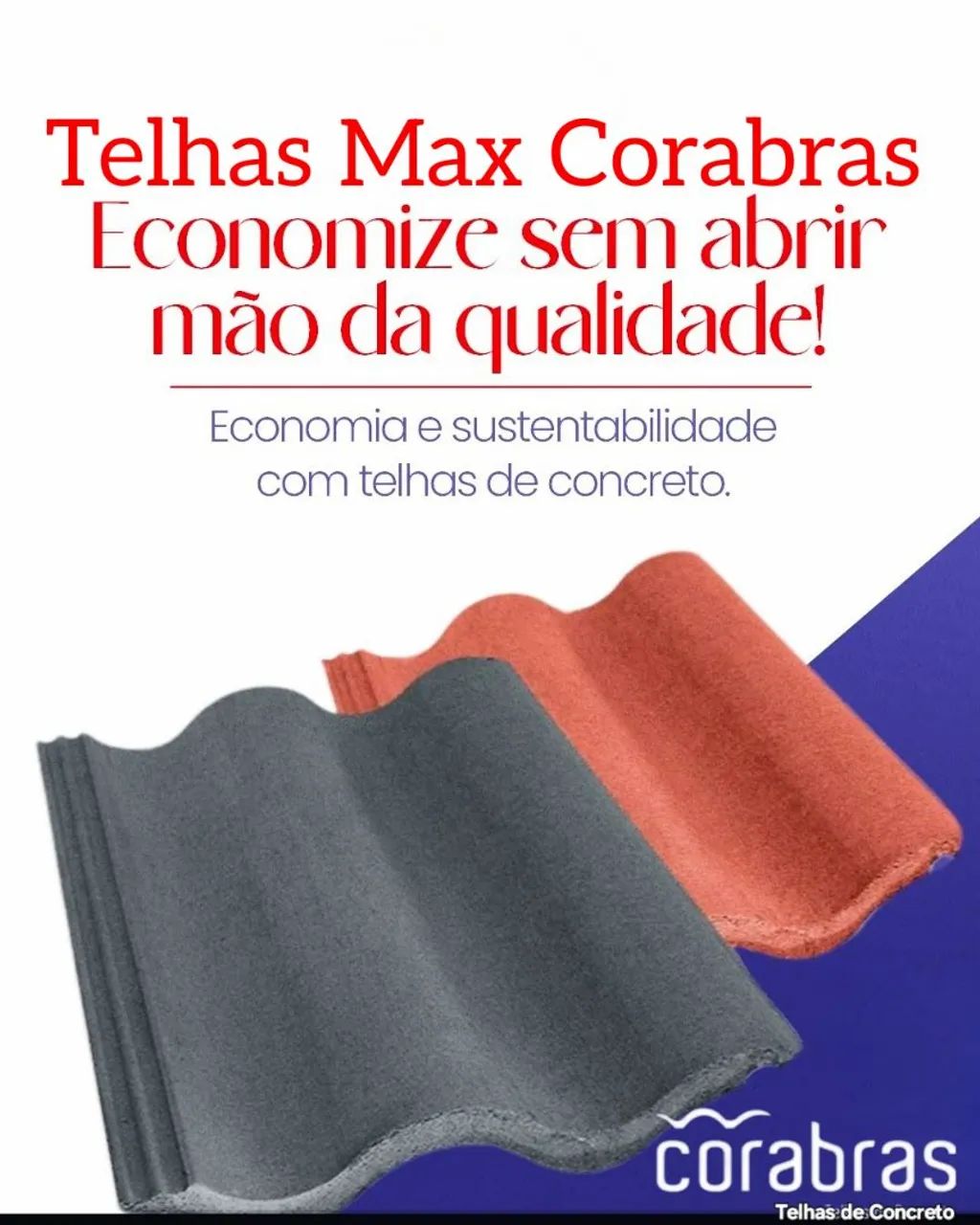 TELHAS DE CONCRETO CORABRAS   - Foto 3