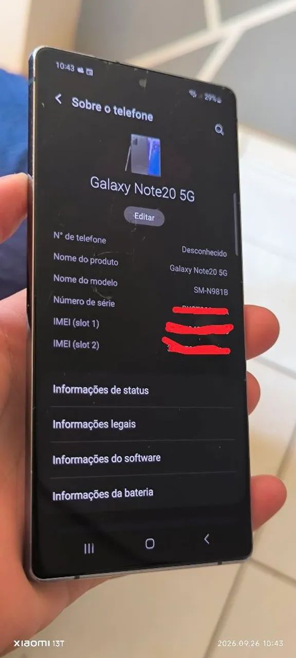 Samsung Galaxy note 20 5g  - Foto 5