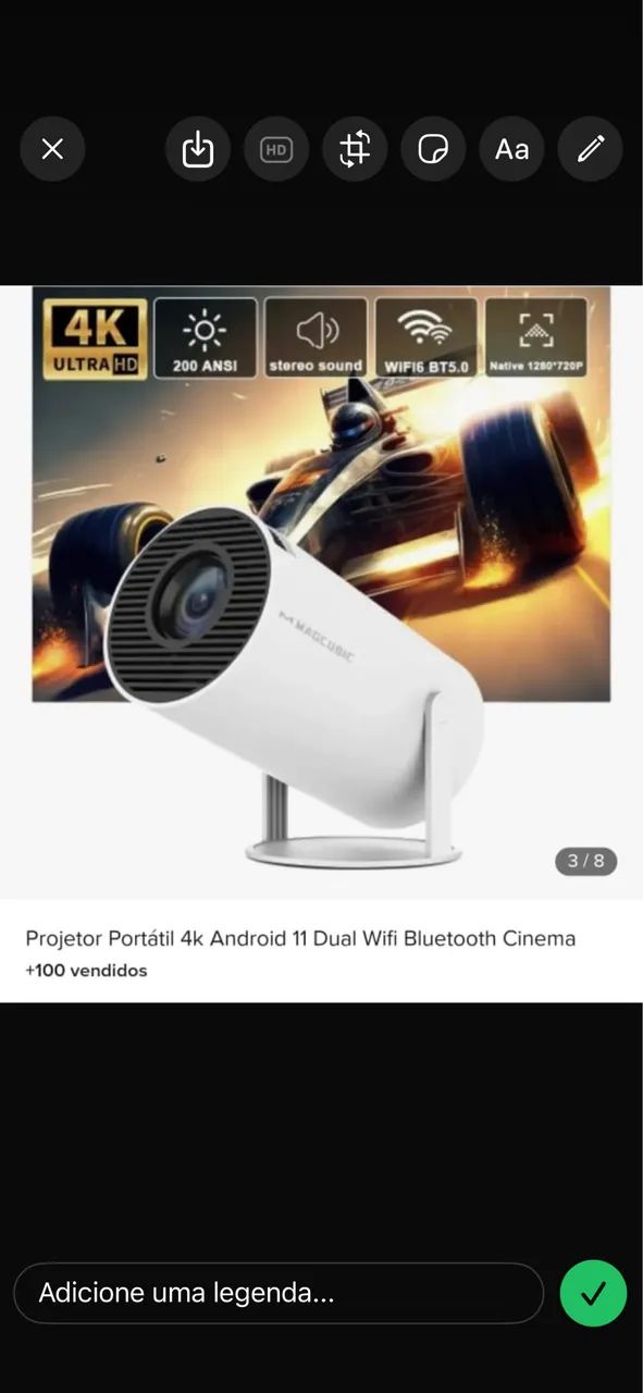 Projetor 4K 