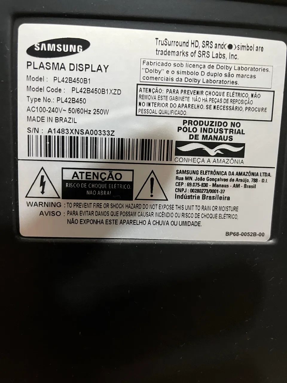 TV plasma - Foto 2