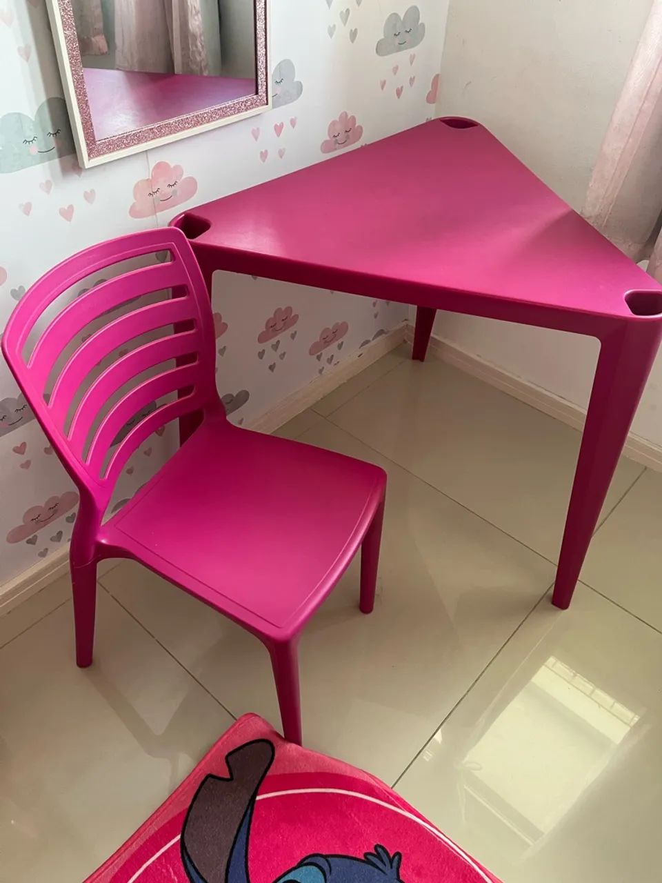 Conjunto mesa e cadeira infantil  - Foto 2