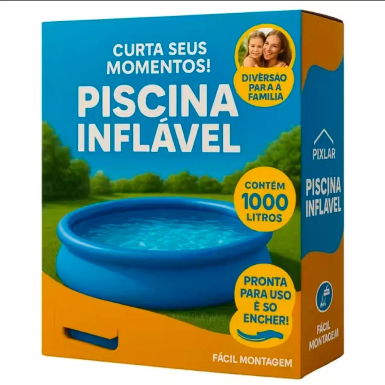 Piscina Inflável 1000 Litros - Pronta Entrega  - Foto 2