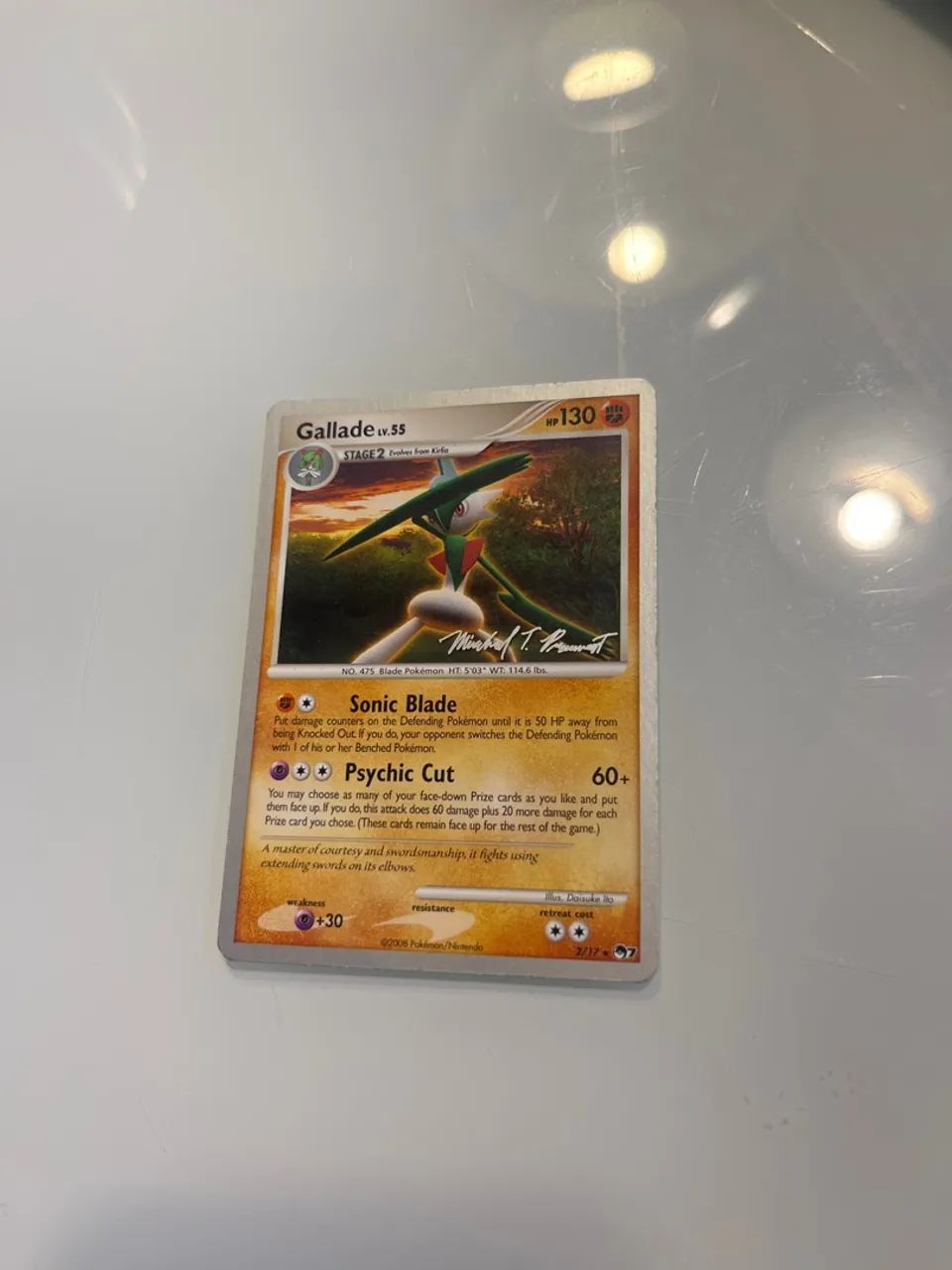 Carta Pokémon (gallade)