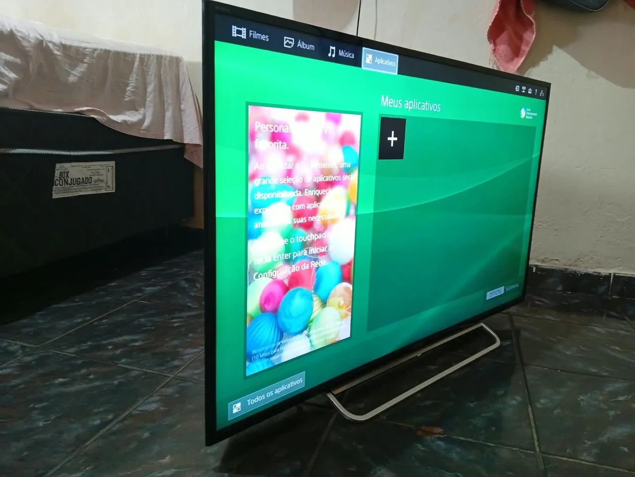 Vendo TV Sony modelo KDL 48W605B funcionando perfeitamente  - Foto 3