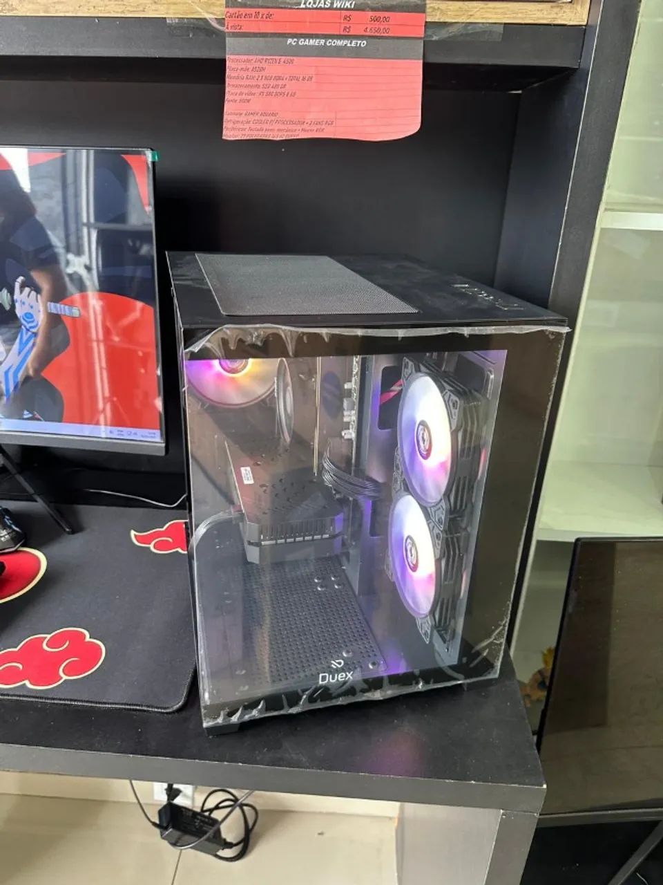 PC Gamer Ryzen 5 4500 + RX580 8gb 16 ram SSD480 Novo Lacrado 1 ano de Garantia - Foto 3