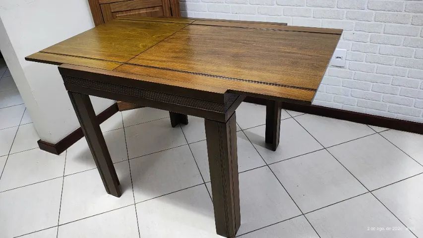 Conjunto de Jantar em Madeira Maciça - Foto 5