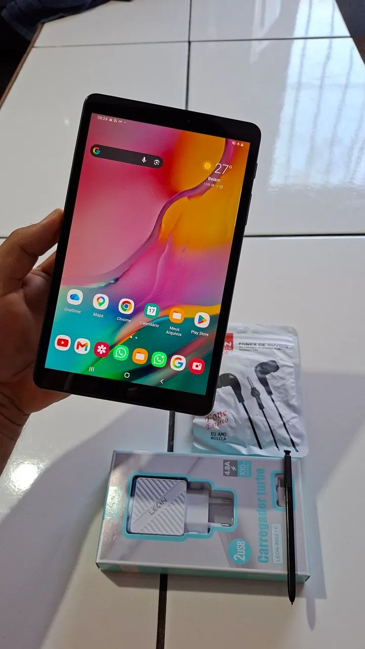 Tab A Tablet Samsung com Caneta S Pen 32Gbs 8 polegadas pega chip e faz ligacao - Foto 5