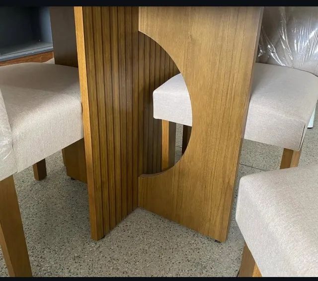 Mesa de jantar Lorena 6 lugares  - Foto 5