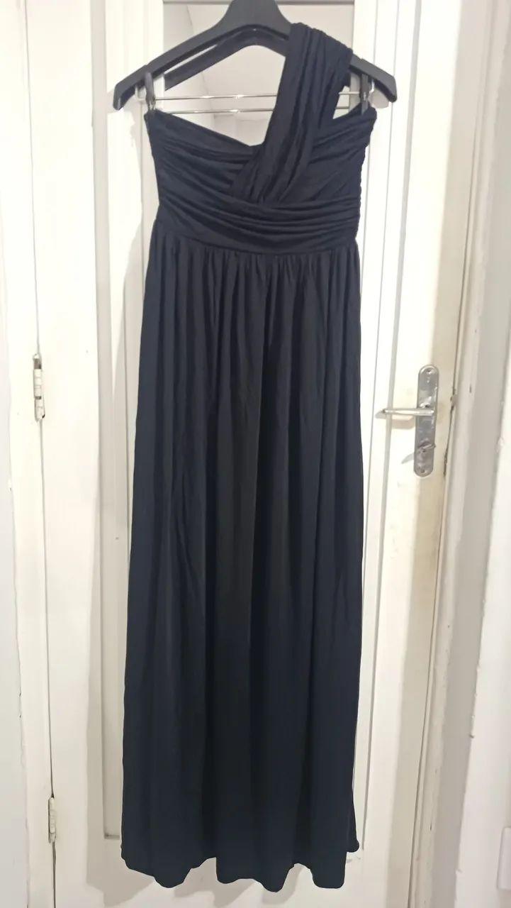 Vestido longo preto