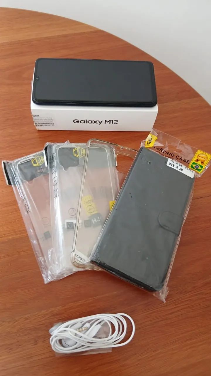 Celular Smarthphone Samsung M12 - Em ótimo estado - Na caixa e com fones - Foto 3