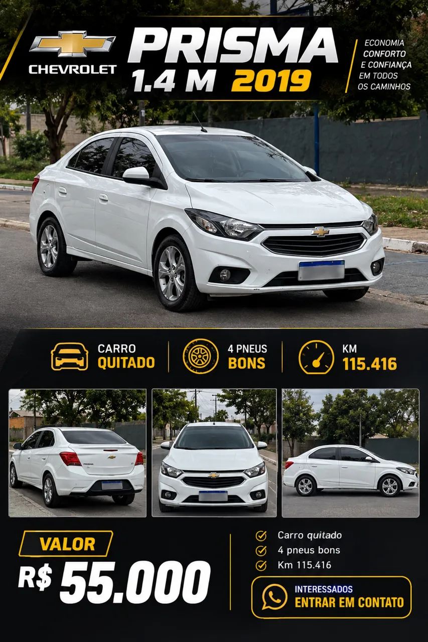Chevrolet Prisma PRISMA Sed. LT 1.4 8V FlexPower 4p 2019