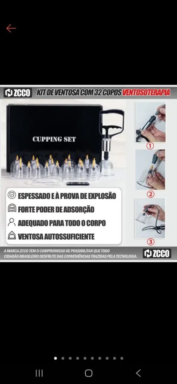 Kit 32 copos de ventosa  - Foto 4