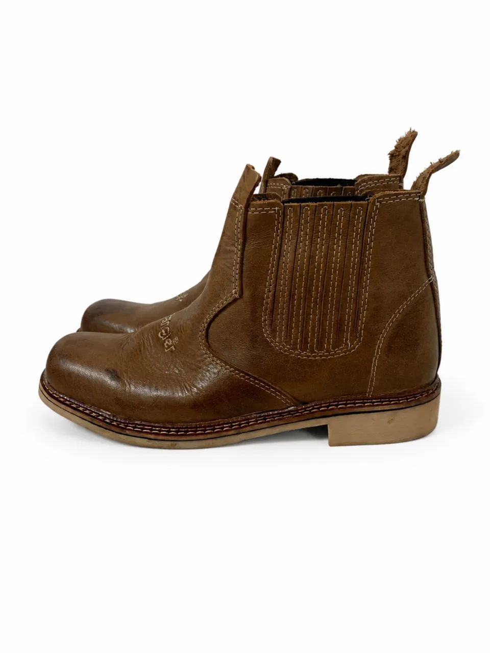 Bota wrangler de couro  - Foto 2