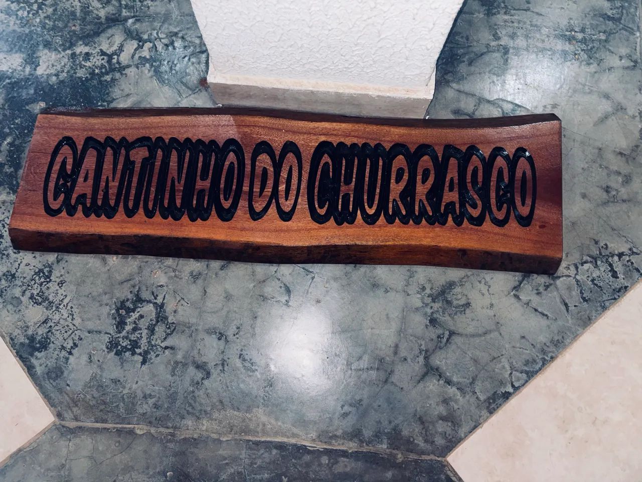 placa decorativa para cantinho do churrasco 