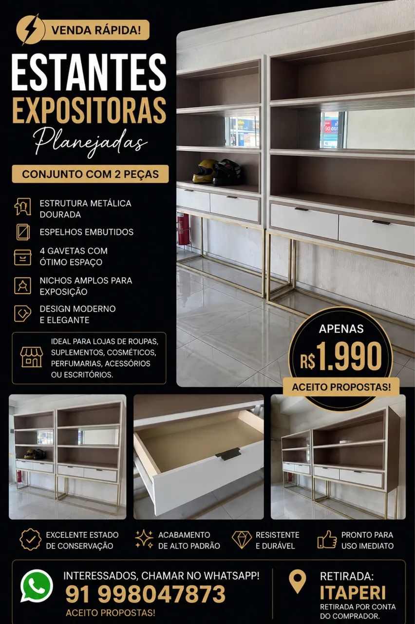Estantes expositores 