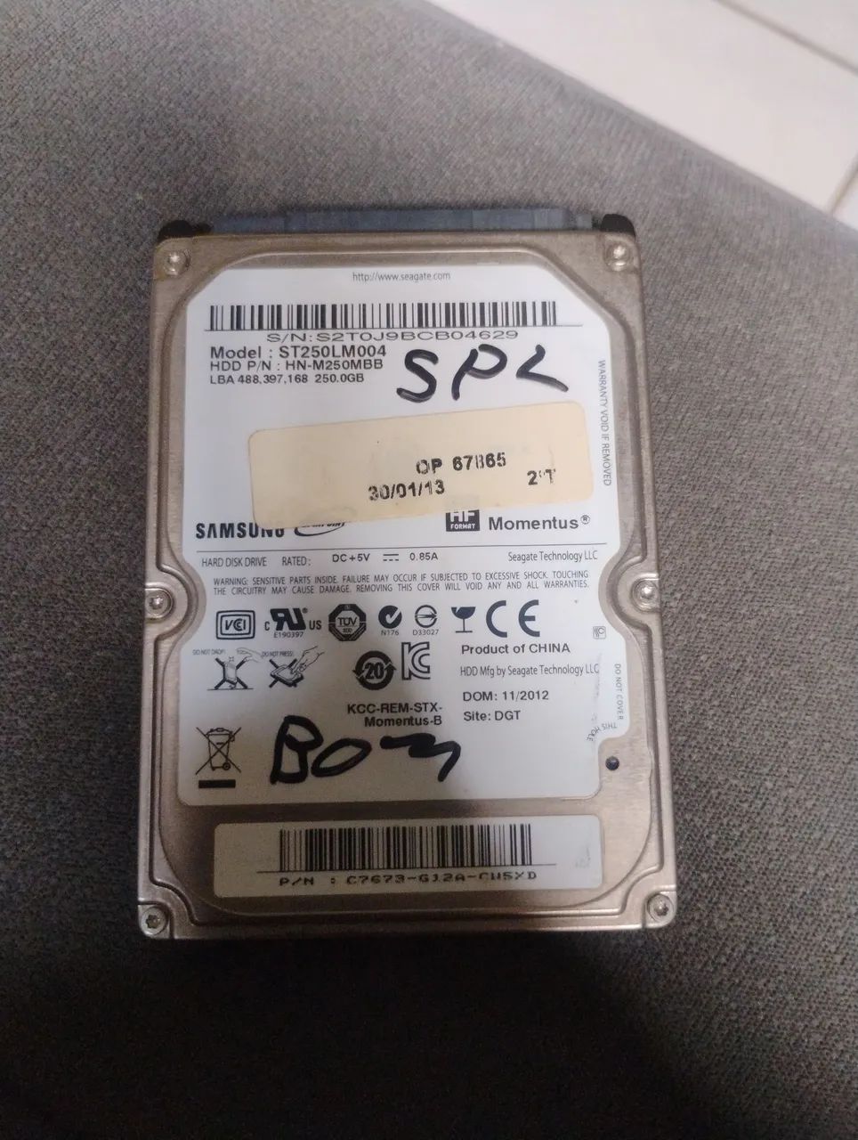 HD de notebook 