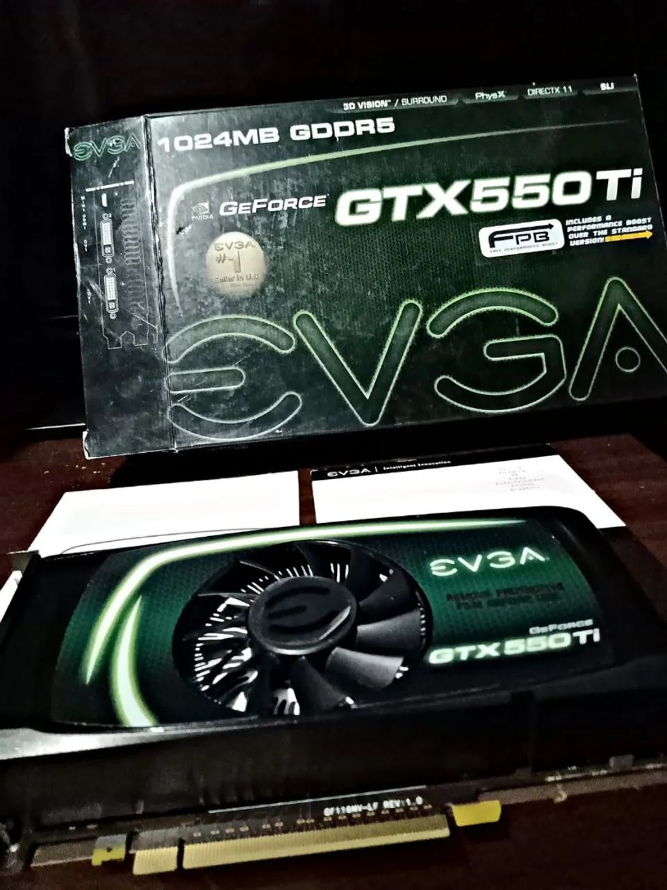 Placa De Video Geforce GTX550TI EVGA - Foto 2