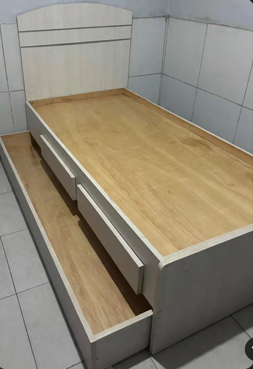 Bicama de solteiro com auxiliar + 2 gavetas - Foto 2