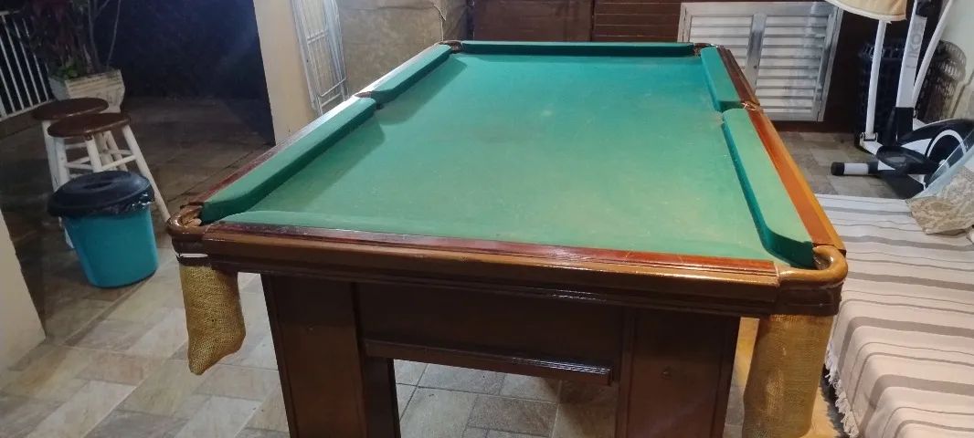 Mesa de Sinuca com base de ardósia